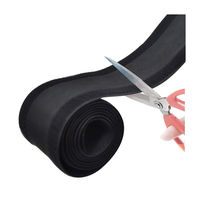 セーフラン安全用品 面ファスナーケーブルプロテクター 黒 3m J2494-BK 1巻