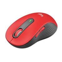 ロジクール（Logicool） 無線（ワイヤレス）マウス M650 レッド 5ボタン 静音タイプ Lサイズ 1個