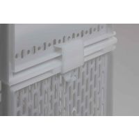 サンコープラスチック 転倒防止フック 2個入り e-ラック 引っ掛けフック フック ホワイト 344967 1個（直送品）