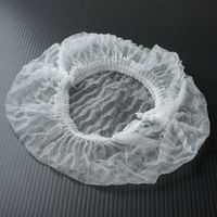 小野商事 使いきりキャップ 不織布キャップ ホワイト 介護 食品加工 WS6200 1箱（100枚）