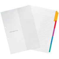 マルマン A4ラミタブ見出し 2穴 5山 LT4205 1パック