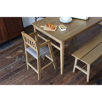 ICHIBA Rasic ハイチェア ブルーｘホワイト RAC-3331CH １脚（直送品）