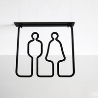 タム ツケレルン 3Wayピクトサイン(男女並びトイレ01) ローズウッド 3way-0003-RW 1個（直送品）