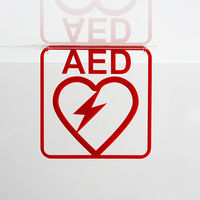 タム ツケレルン 3Wayピクトサイン(AED) 赤 3way-0016-RE 1個（直送品）