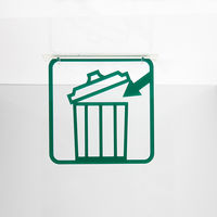 タム ツケレルン 3Wayピクトサイン(ゴミ箱) 緑 3way-0018-GR 1個（直送品）