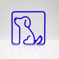 タム ツケレルン 3Wayピクトサイン(DOG いぬ 犬) 青 3way-0023-BL 1個（直送品）