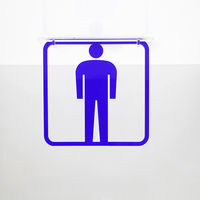 タム ツケレルン 3Wayピクトサイン(男子トイレ05) 青 3way-0025-BL 1個（直送品）