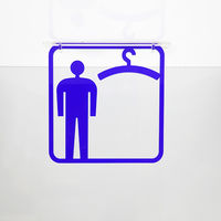 タム ツケレルン 3Wayピクトサイン(男子更衣室) 青 3way-0044-BL 1個（直送品）