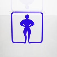 タム ツケレルン 3Wayピクトサイン(男子トイレ07) 黒 3way-0060-BK 1個（直送品）