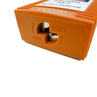 セーフラン安全用品 ロックアウト用パドロック (吊38mmタイプ) 14662-1 1個（直送品）