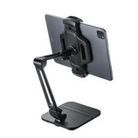 サンワサプライ タブレット用アームスタンド(ペントレー付き) PDA-STN67BK 1台