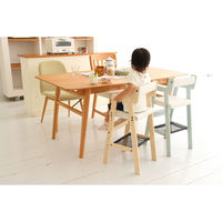 ICHIBA キッズハイチェア コメット ナチュラル ILC-3339NA 1脚（直送品）