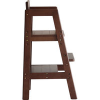 ICHIBA キッズハイチェア ステア ブラウン ILC-3340BR 1脚（直送品）