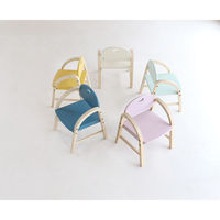 ICHIBA キッズアームチェア アミー クラシックブルー ILC-3434CBL 1脚（直送品）