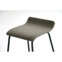 ICHIBA バースツール ルイス グレー ILS-3540GY 1脚（直送品）