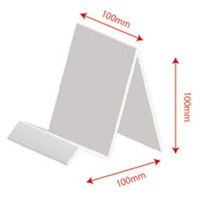 サンケーキコム アクリル 文具スタンド 透明 W100×D100×H100mm エレガントアクリル シリーズ ACT-10-10 1台