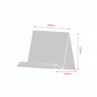 サンケーキコム アクリル 文具スタンドB5横 透明 W320×D168×H210mm エレガントアクリル ACT-32-21 1台