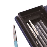 クツワ 鉛筆キャップ シルバー RB028 1セット(10個)