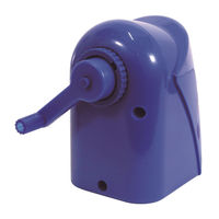 クツワ 安全えんぴつけずり ブルー RS039BL 1個（直送品）