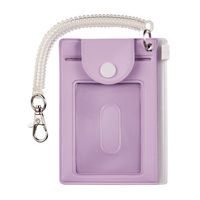クツワ 小銭入れ付パスケース パープル TR122PU 1セット(3個)（直送品）