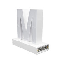 アクリサンデー ａｂｃＭＩＸ　マグネット連結文字　ＨＡ７５シリーズ　アルファベット大文字　【Ｍ】 111953 1個（直送品）