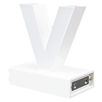 アクリサンデー ａｂｃＭＩＸ　マグネット連結文字　ＨＡ７５シリーズ　アルファベット小文字　【ｖ】 111994 1個（直送品）