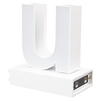 アクリサンデー ａｂｃＭＩＸ　マグネット連結文字　ＨＡ７５シリーズ　アルファベット小文字　【ｕ】 111993 1個（直送品）