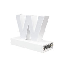 アクリサンデー ａｂｃＭＩＸ　マグネット連結文字　ＨＡ７５シリーズ　アルファベット小文字　【ｗ】 111995 1個（直送品）