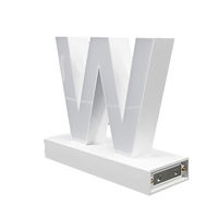 アクリサンデー ａｂｃＭＩＸ　マグネット連結文字　ＨＡ１００シリーズ　アルファベット大文字　【Ｗ】 112027 1個（直送品）