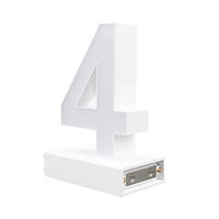 アクリサンデー ａｂｃＭＩＸ　マグネット連結文字　ＨＡ１００シリーズ　数字　【４】 112035 1個（直送品）