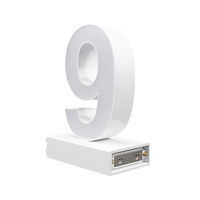 アクリサンデー ａｂｃＭＩＸ　マグネット連結文字　ＨＡ１００シリーズ　数字　【９】 112040 1個（直送品）