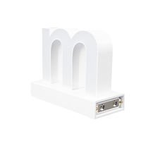 アクリサンデー ａｂｃＭＩＸ　マグネット連結文字　ＨＡ１００シリーズ　アルファベット小文字　【ｍ】 112051 1個（直送品）