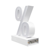 アクリサンデー ａｂｃＭＩＸ　マグネット連結文字　ＨＡ１００シリーズ　記号　【％】 112064 1個（直送品）