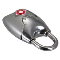 マスターロック 4689JADSLV TSAシリンダー式南京錠 シルバー 1個（直送品）