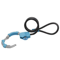 マスターロック 8275JADPROBLU 手錠型ケーブルロック ブルー 鍵4本付 1個（直送品）