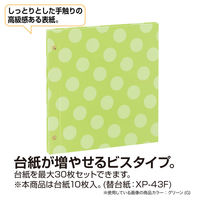 セキセイ カジュアルアルバム<ドット> ピンク XP-4310-21 1セット(3個)（直送品）