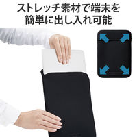 パソコンケース 12インチ ネオプレン スリーブ 縦型 軽量 ブラック インナーバッグ PCバッグ BM-IBTHNPV02BK エレコム1個