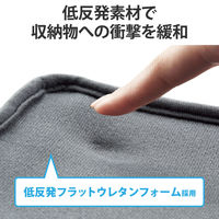 パソコンケース 14インチ 衝撃吸収 スリム ファスナー式 ブラック インナーバッグ PCバッグ BM-IBTHF03BK エレコム 1個（直送品）