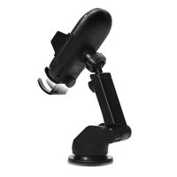 PGA 車載用 ワイヤレス充電ホルダー ダッシュボード用ゲル吸盤タイプ ブラック PG-CWCHD01BK 1個（直送品）