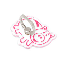 PGA スマートフォン用 クリアリングホルダー [ハム] PG-DRH06TOY 1個（直送品）