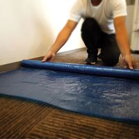 【養生シート】ハンディ・クラウン エンボスクッションシート 幅1Mx長さ27Mx厚み0.06mm HC-EBS1 1本　ペイント　塗料　塗装　保護