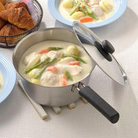 ヨシカワ シーズ・クッキング片手鍋20cm IH対応 1214757 1個（直送品）