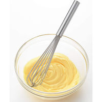 ヨシカワ プロ仕様のピアノ線を使ったスリムな泡立て 2005118 1個