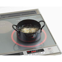 ヨシカワ グルメパワー共柄天ぷら鍋16cm IH対応 3808949 1個（直送品）