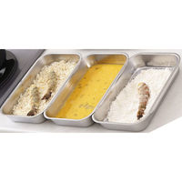 ヨシカワ ステンレス連結バット(フタ・アミ付) 1214740 1セット(5個)（直送品）