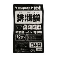 【災害用トイレ】東洋ケース 緊急トイレキット（10回分） ETK-01 1個