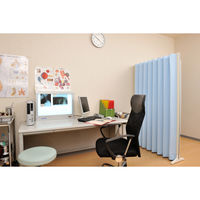 プラチナ万年筆 アコーデオンスクリーン　H1800　ブルー（ホワイト柱） ADS-N018W-C11 1台（直送品）