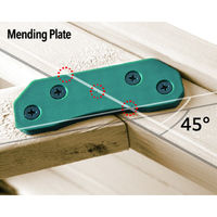 タカラ産業 559018 DIYブロック 木材ジョイント材 直線ジョイント レッド 1個（直送品）