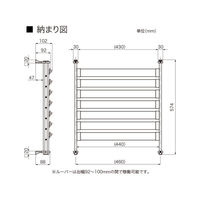 タカラ産業 SL4457 室外機ルーバー 440mm 1個（直送品）