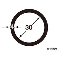 ハイロジック 11102 ステンレス 丸リング 4x30mm 1個（直送品）